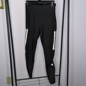 Adidas aero ready 7/8 reflective running tights/leggings size small